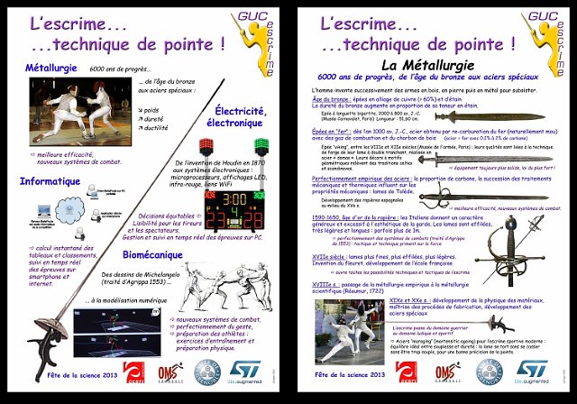 Posters_1_2.jpg - Octobre : l'expo GUC-Escrime à la Fête de la Science (1/2)