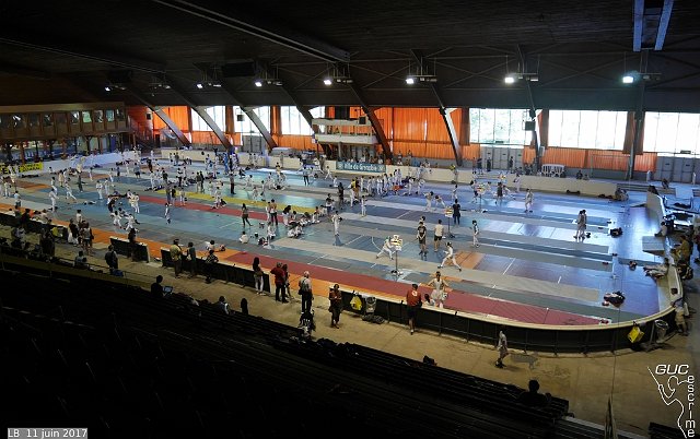 P1020750_1_1.JPG - 10 et 11 juin 2017, le GUC-Escrime organise les championnats Auvergne Rhône-Alpes à la Halle Clemenceau