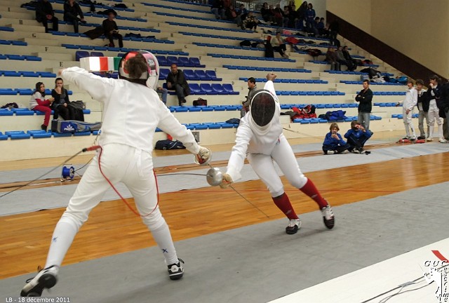 DSC05808.JPG - Dimanche 18 décembre 2011 : Championnat Rhône-Alpes, catégorie minimes, épée