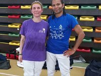 15 avril 2017 : CN vétérans de Clermont-Ferrand : Tatiana et Julien V