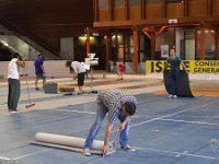 11 juin... démontage des pistes.