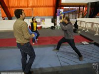 ...installation du stand GUC-Escrime : vérification du matériel !