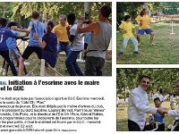 Juillet 2018 : le maire de Grenoble (Eric Piolle) prend les armes.
