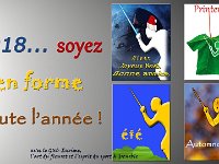 2018... soyez en forme toute l'année !