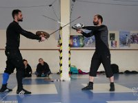 20 janvier 2018, séance spéciale d'initiations aux Arts Martiaux Histotiques Europééens, avec l'Association Flo-Montis