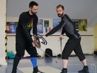 20 janvier 2018, séance spéciale d'initiations aux Arts Martiaux Histotiques Europééens, avec l'Association Flo-Montis