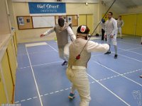 Tout le monde est équipé en fleurettiste...