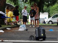 Samedi 8 juillet 2017 : fête du GUC-Vacances sur le campus, avec le GUC-Escrime : ici l'atelier "plastique" pour les (presque) grands.