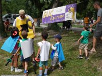 Samedi 8 juillet 2017 : fête du GUC-Vacances sur le campus, avec le GUC-Escrime: ici l'atelier "mousse" pour les moins grands.