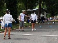 Samedi 8 juillet 2017 : fête du GUC-Vacances sur le campus, avec le GUC-Escrime: ici l'atelier "fer" pour les ados adultes.
