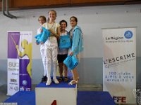 10 juin 2017, championnats Auvergne-Rhône-Alpes : remise des récompenses épée dames M11