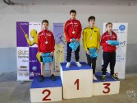 11 juin 2017, championnats Auvergne-Rhône-Alpes, M9, M11 et M14 : podium fleuret garçons M14