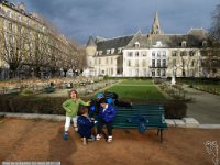 Les Léopards au Jardin des Dauphin sous une belle lumière de fin d'éclaircie !