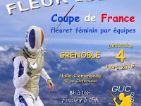 4 mars 2018, FLEUR'ISERE, coupe de France de fleuret par équipe à Grenoble